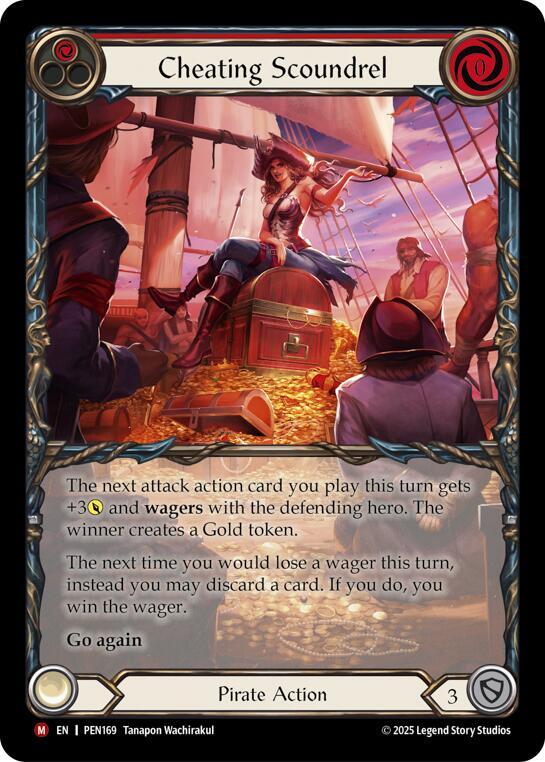 Cheating Scoundrel (Red) (Extended Art)
