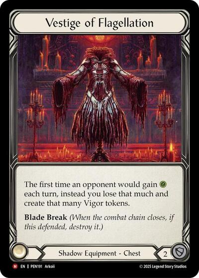 Vestige Of Flagellation Compendium of Rathe card price