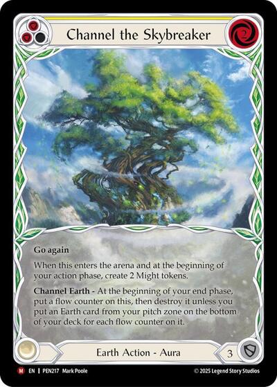 Channel The Skybreaker (Yellow) (Extended Art) Compendium of Rathe card price