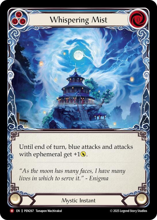 Whispering Mist (Blue) PEN267 card