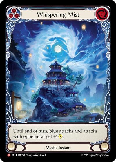 Whispering Mist (Blue) (Extended Art) Compendium of Rathe card price