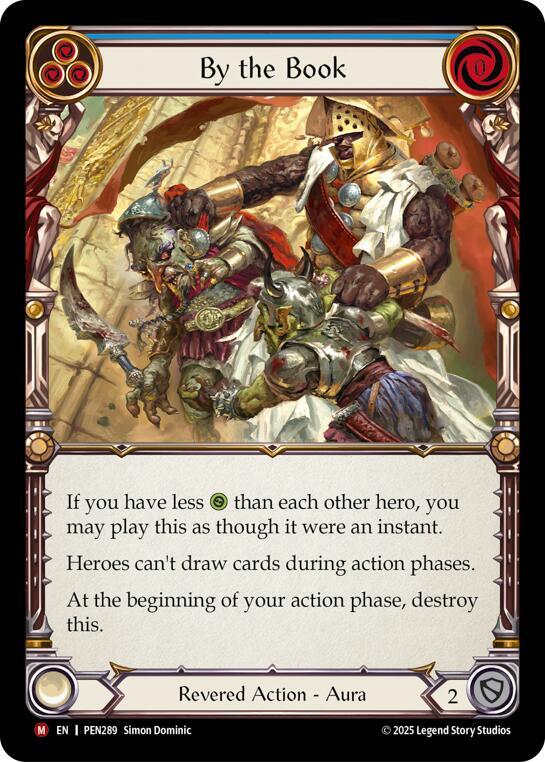 By The Book (Blue) - Compendium of Rathe - Flesh and Blood TCG