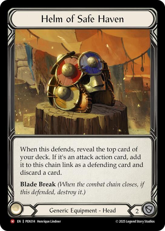 Helm Of Safe Haven - Compendium of Rathe - Flesh and Blood TCG