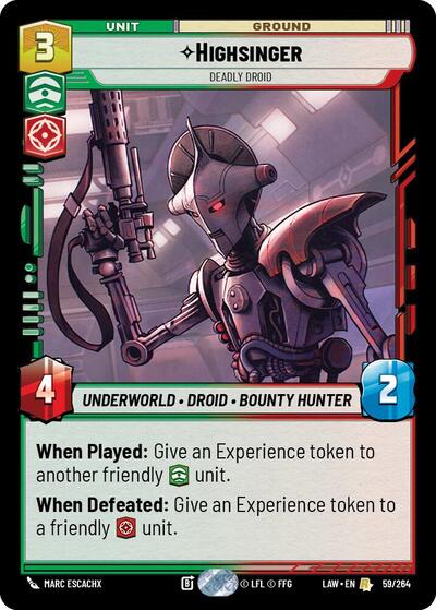 Highsinger Deadly Droid