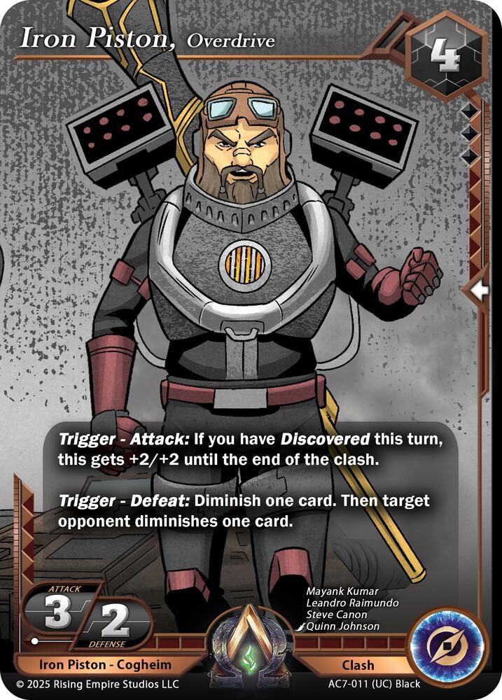 Iron Piston, Overdrive