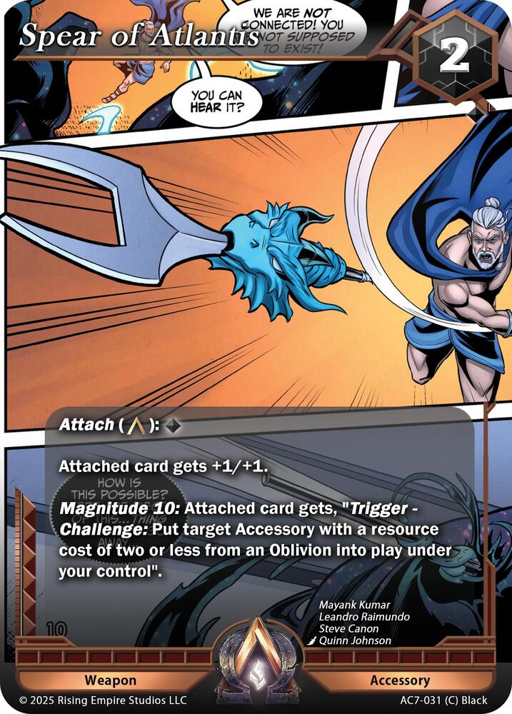 Spear of Atlantis - Ancient Alphas - Alpha Clash - TCGplayer.com