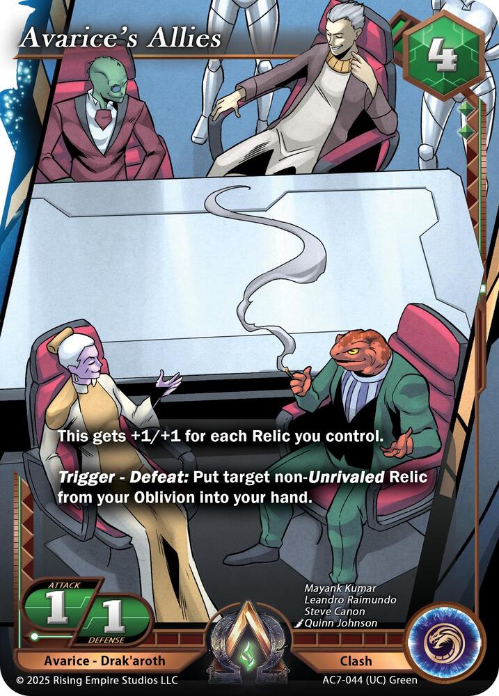 Avarice's Allies
