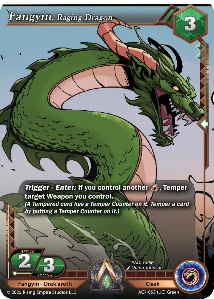 Fangyin, Raging Dragon