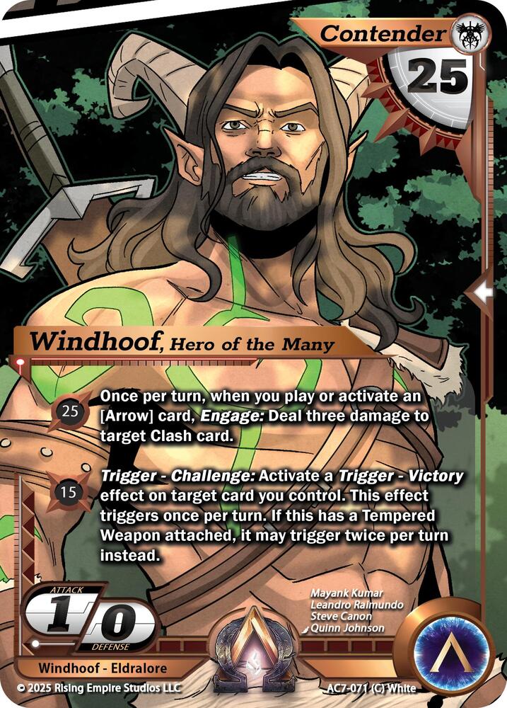 Windhoof, Hero of Many
