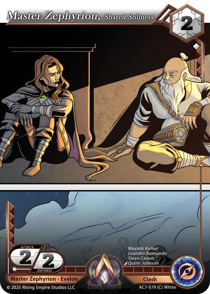 Master Zephyrion, Shared Stillness