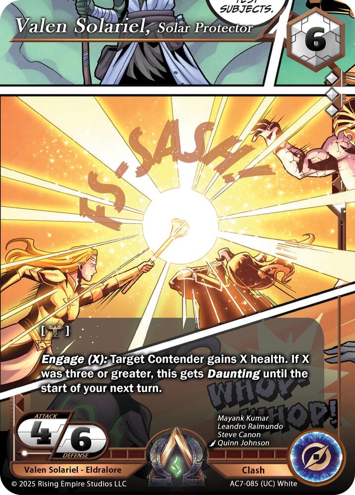 Valen Solariel, Solar Protector