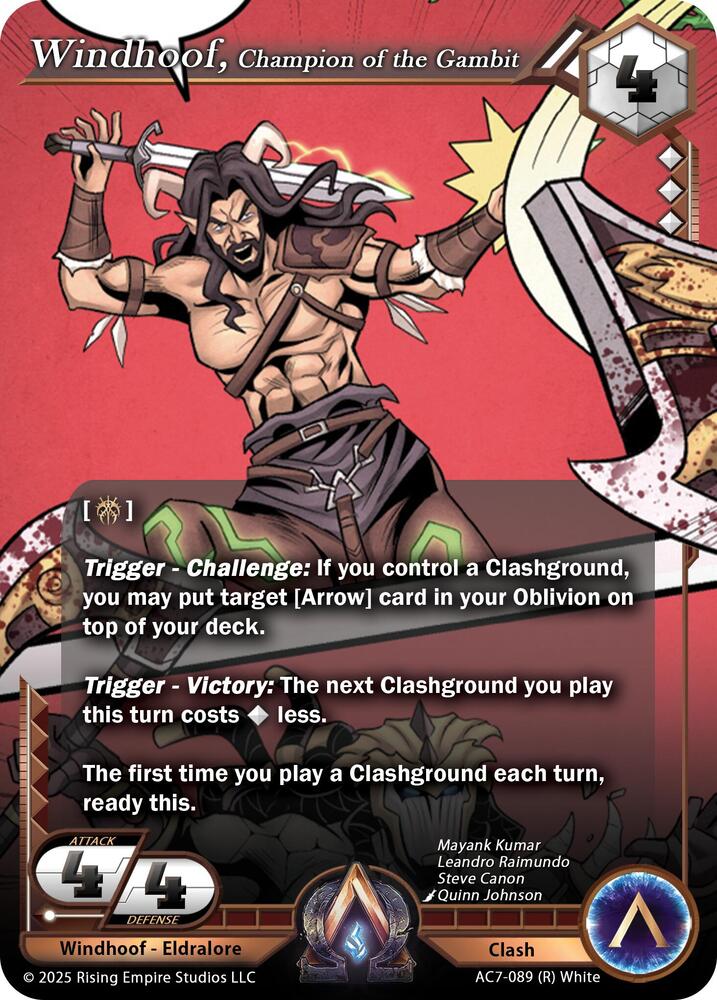 Windhoof, Champion of the Gambit - Ancient Alphas - Alpha Clash