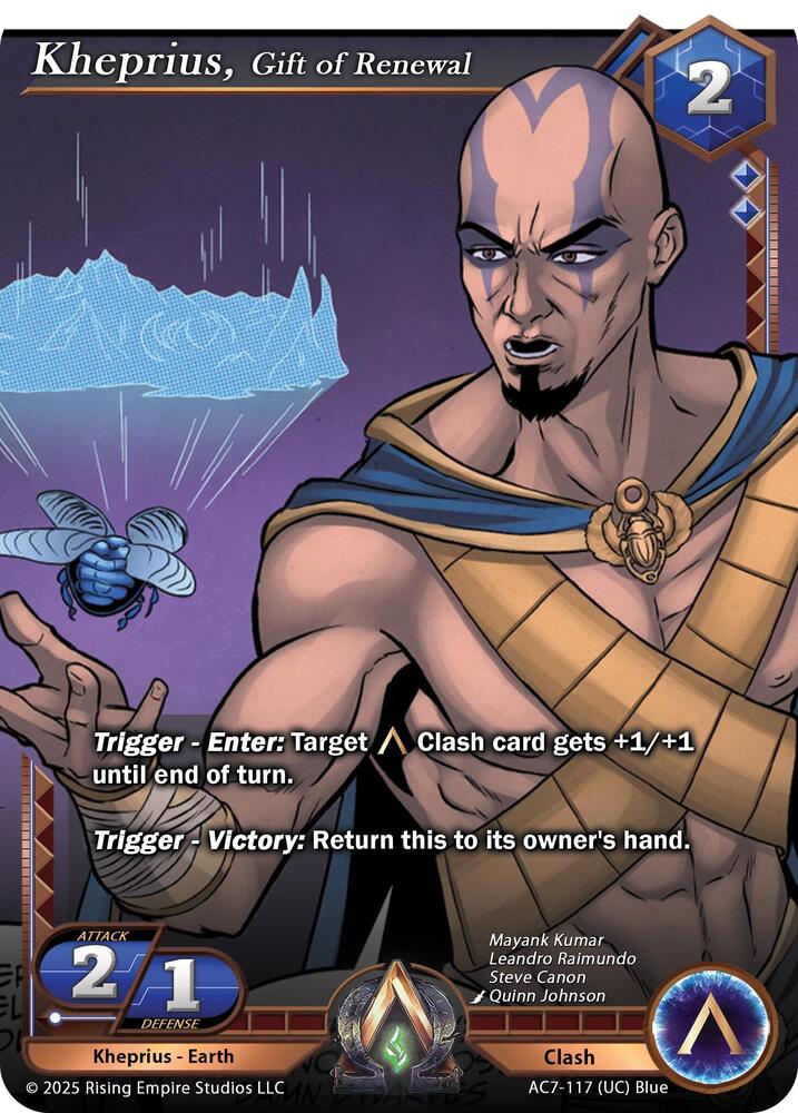 Kheprius, Gift of Renewal