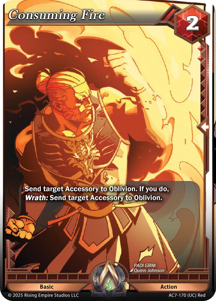 Consuming Fire