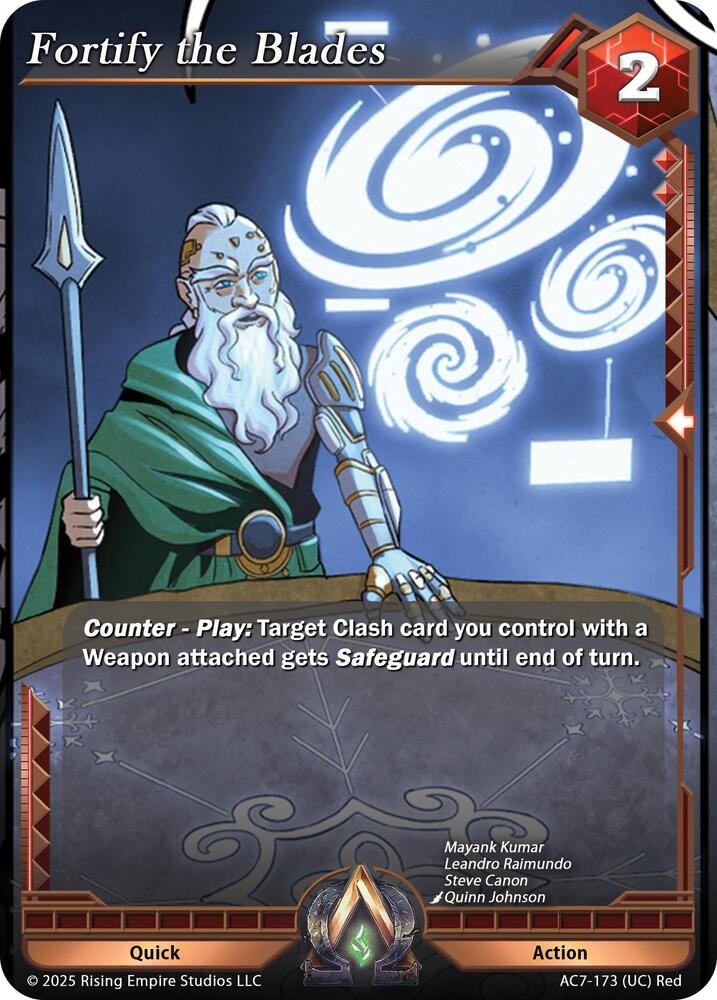 Fortify the Blades - Ancient Alphas - Alpha Clash - TCGplayer.com