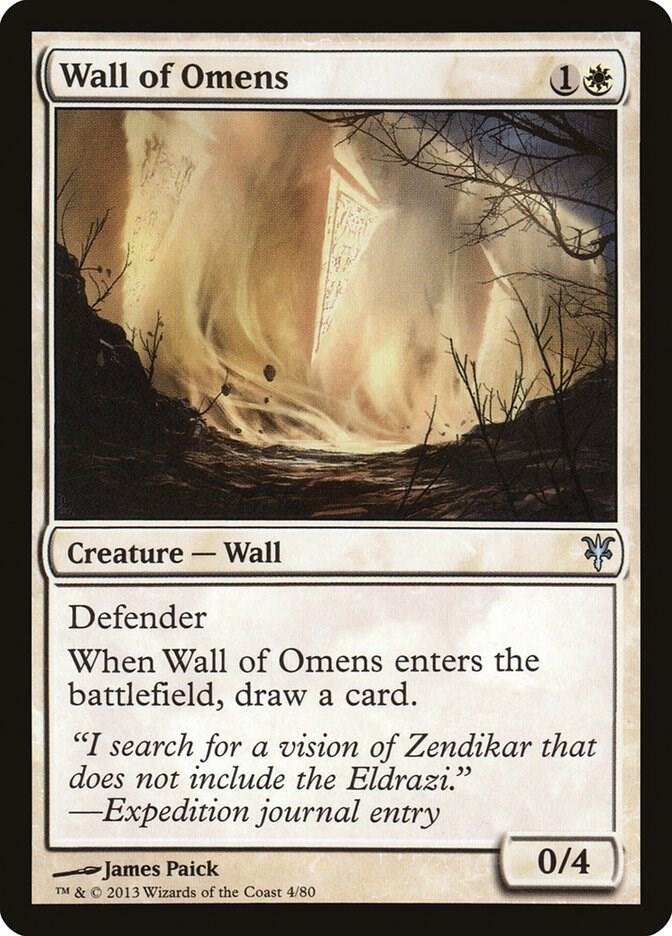 Wall of Omens - Duel Decks: Sorin vs. Tibalt - Magic: The Gathering - TCGplayer.com Wall of Omens - Duel Decks: Sorin vs. Tibalt - Magic: The Gathering - TCGplayer.com