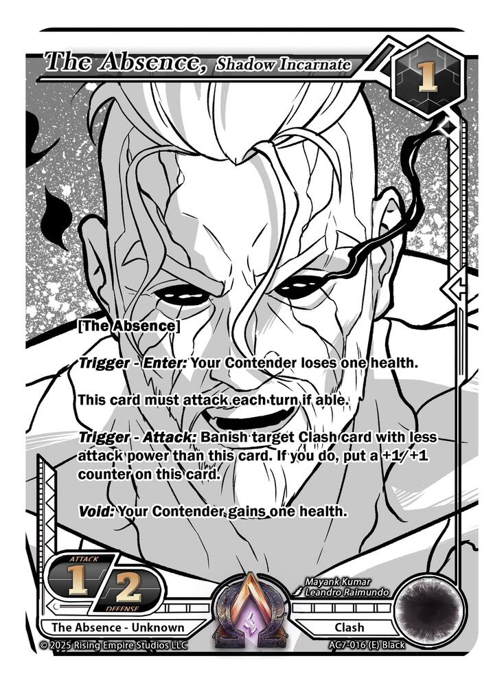 The Absence, Shadow Incarnate (Ink) - Ancient Alphas - Alpha Clash