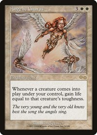 Angelic Chorus - Urza's Saga - Magic: The Gathering card