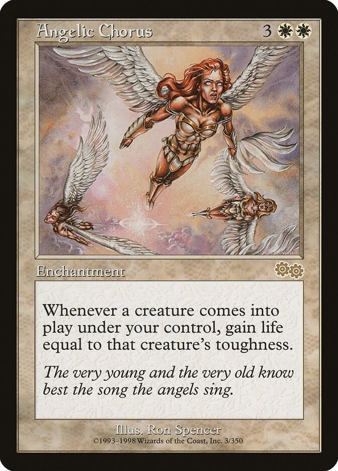 Angelic Chorus - Urza's Saga - Magic: The Gathering - TCGplayer.com