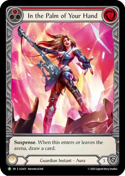 In the Palm of Your Hand - LGS431 Flesh and Blood: Promo Cards card price