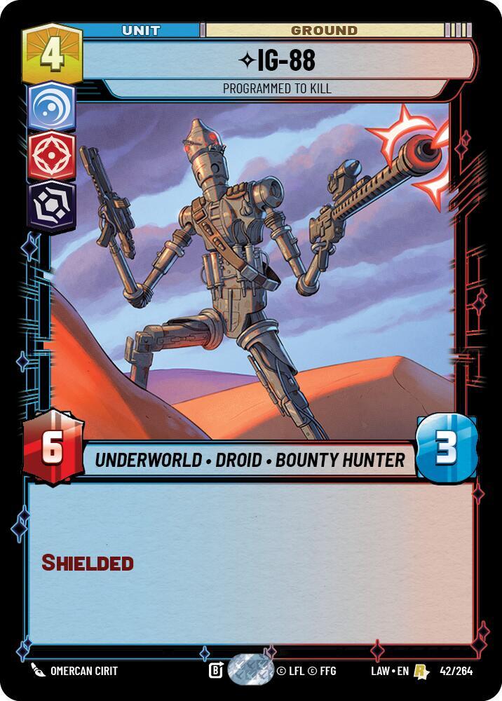 IG-88 - Programmed to Kill - A Lawless Time - Star Wars: Unlimited