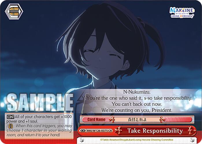 Take Responsibility