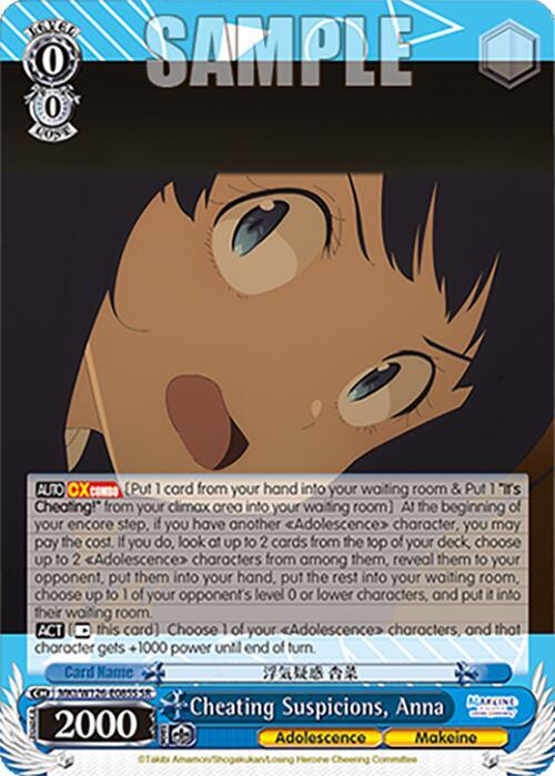 Cheating Suspicions, Anna (SR)