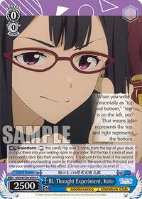 BL Thought Experiment, Koto (MKI/W126-E092 C) card