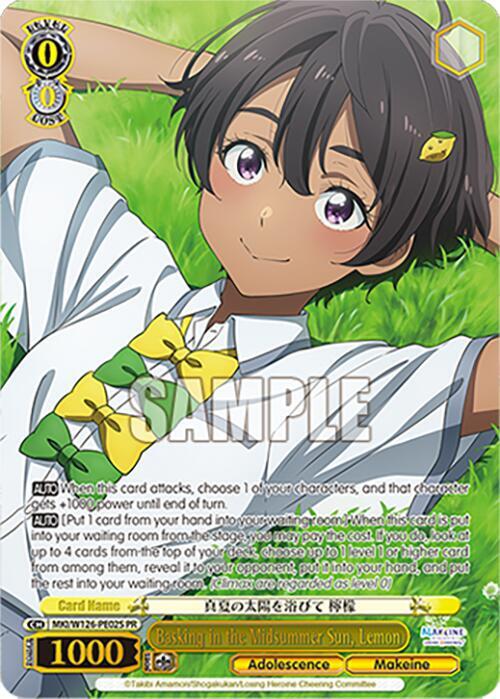 Basking in the Midsummer Sun, Lemon (PR) (Foil)