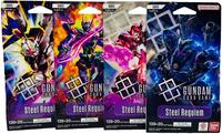 Steel Requiem Sleeved Booster Pack Art Bundle [Set of 4] - Steel