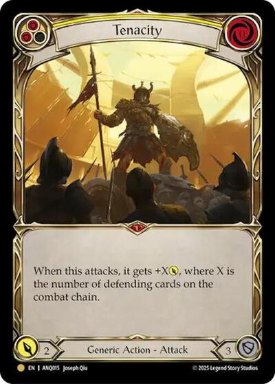Tenacity (Yellow) (ANQ015) card
