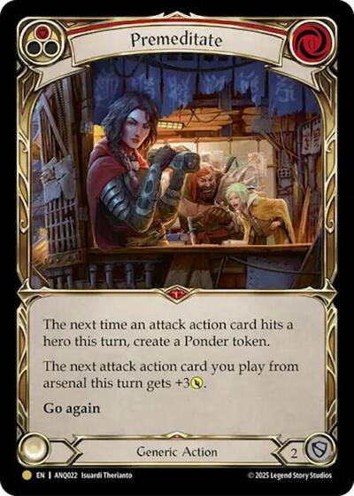 Premeditate (Red) (ANQ022) Compendium of Rathe - Antiquity Pack card price