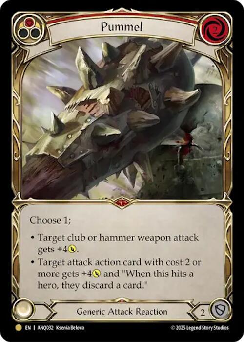 Pummel (Red) (ANQ032) - Compendium of Rathe - Antiquity Pack