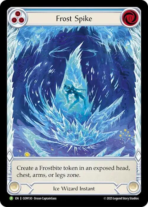Frost Spike - GEM Pack 4 - Flesh and Blood TCG - TCGplayer.com