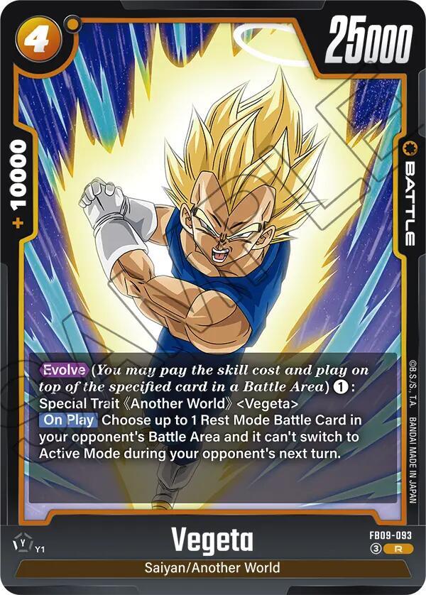 Vegeta - FB09-093 - Dual Evolution - Dragon Ball Super: Fusion