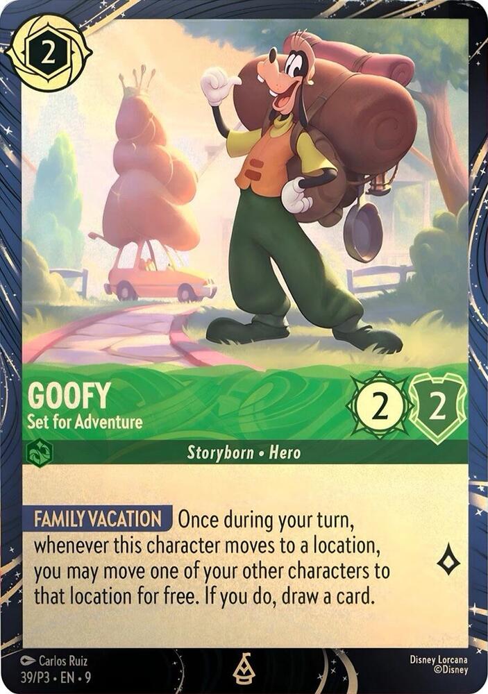 Goofy - Set for Adventure - Disney Lorcana Promo Cards - Disney