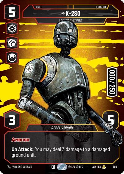 K 2S0 Locking the Vault Serialized