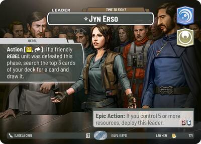Jyn Erso - Time to Fight (Showcase) card