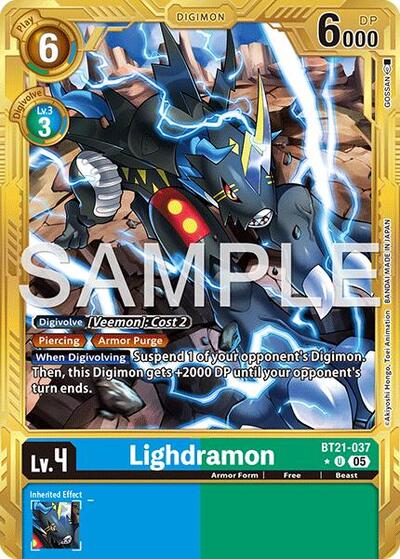 Lighdramon (Gold Border) Advanced Booster Digimon Generation card price