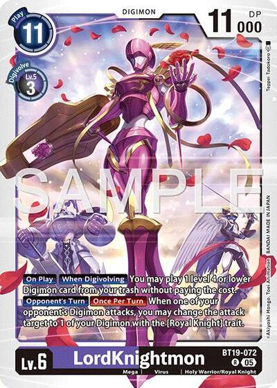 LordKnightmon BT19 072 Reprint