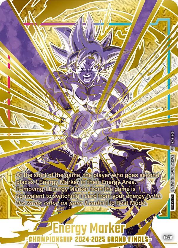 Energy Marker (E-29) - Fusion World Energy Markers - Dragon Ball