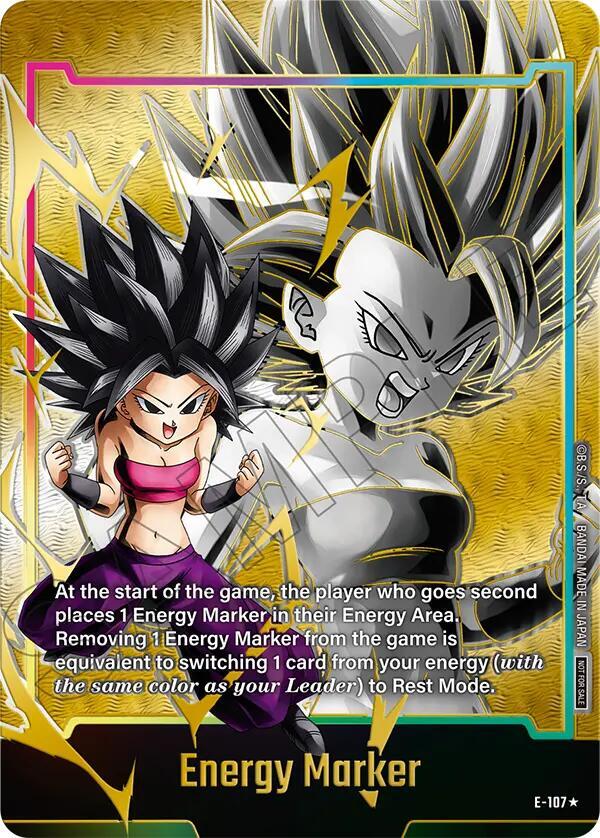 Energy Marker (E-107) (Gold) - Fusion World Energy Markers