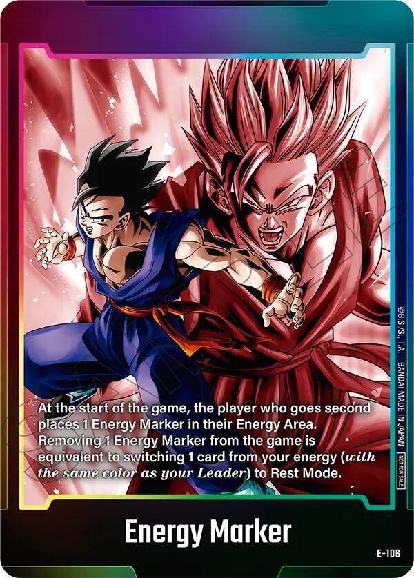 Energy Marker (E-106) - Fusion World Energy Markers - Dragon Ball