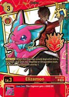 Elizamon (Rare Pull) - Dawn of Liberator - Digimon Card Game