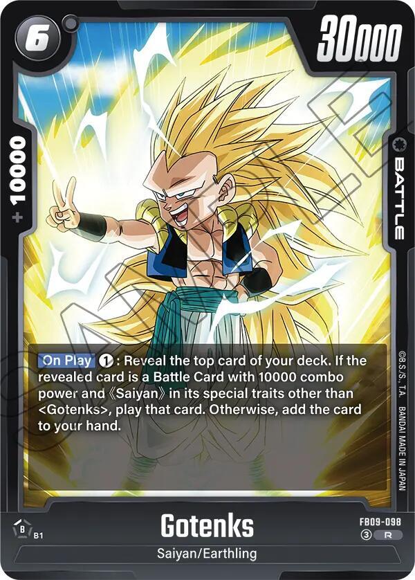 Gotenks - FB09-098 - Dual Evolution - Dragon Ball Super: Fusion