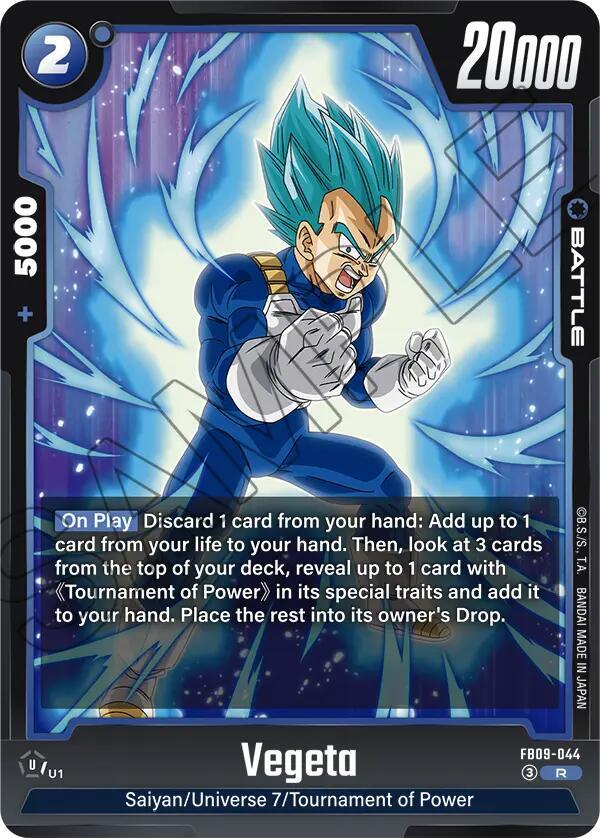 Vegeta - FB09-044 - Dual Evolution - Dragon Ball Super: Fusion