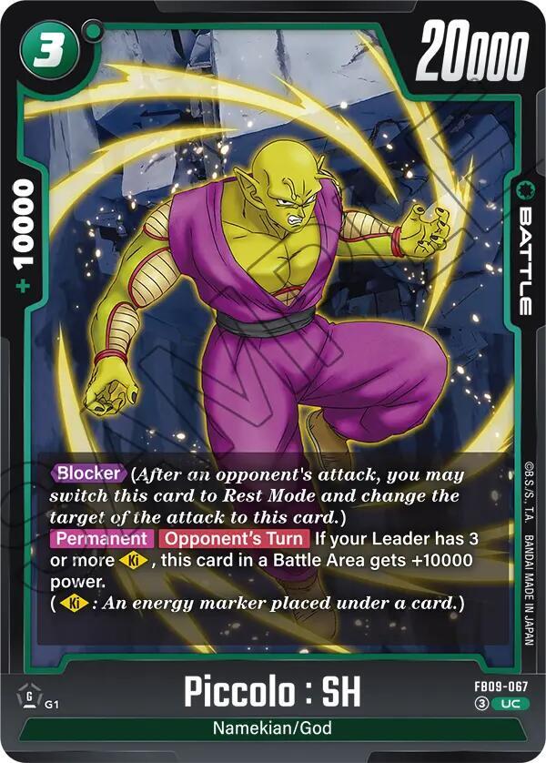 Piccolo : SH - FB09-067 - Dual Evolution - Dragon Ball Super