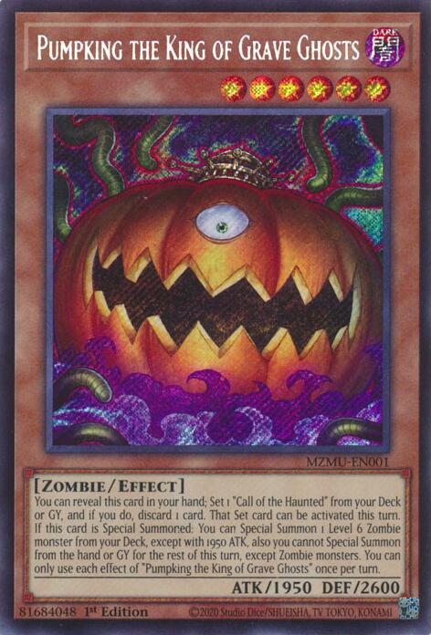 Pumpking the King of Grave Ghosts - Maze of Muertos - YuGiOh