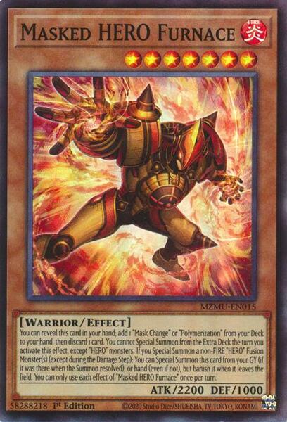Masked HERO Furnace - Maze of Muertos - yugioh