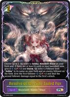 Resolve of the Nine-Tailed Fox - Shadowverse: Evolve Promo Cards